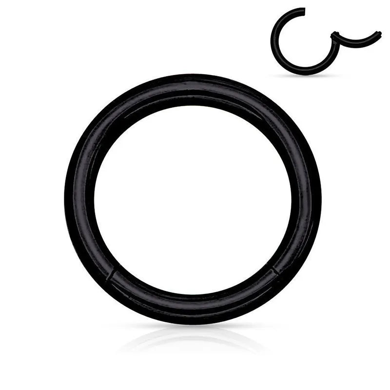 1.2mm | Stainless Steel Seamless Clicker Ring 16G Gauge