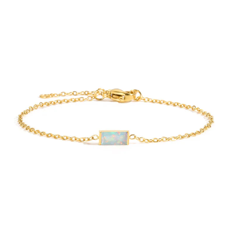 Birthstone Baguette Bracelet
