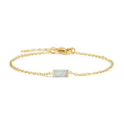 Birthstone Baguette Bracelet