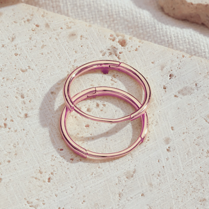 Rose Gold Super Skinny Stainless Steel Sleepers