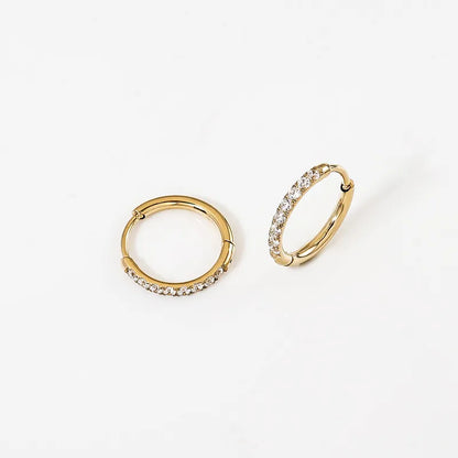 Gold Glitter Stainless Steel Sleepers