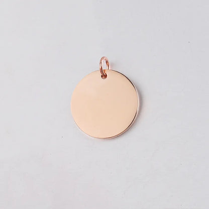 17mm Blank Round Disc