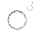 1mm | G23 Titanium Seamless Clicker Ring 18G Gauge