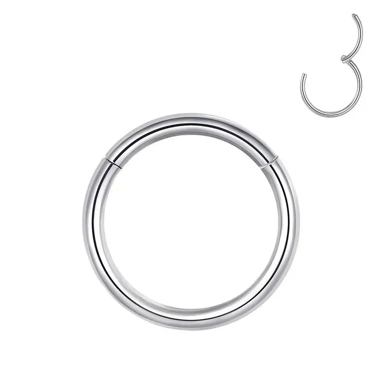 1mm | Stainless Steel Seamless Clicker Ring 18G Gauge