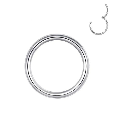 1mm | G23 Titanium Seamless Clicker Ring 18G Gauge