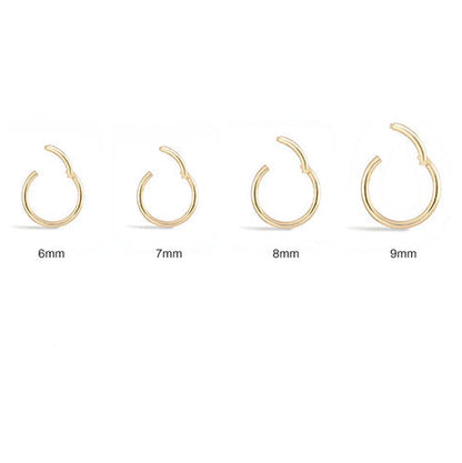 1mm | Sterling Silver Seamless Clicker Ring 18G Gauge