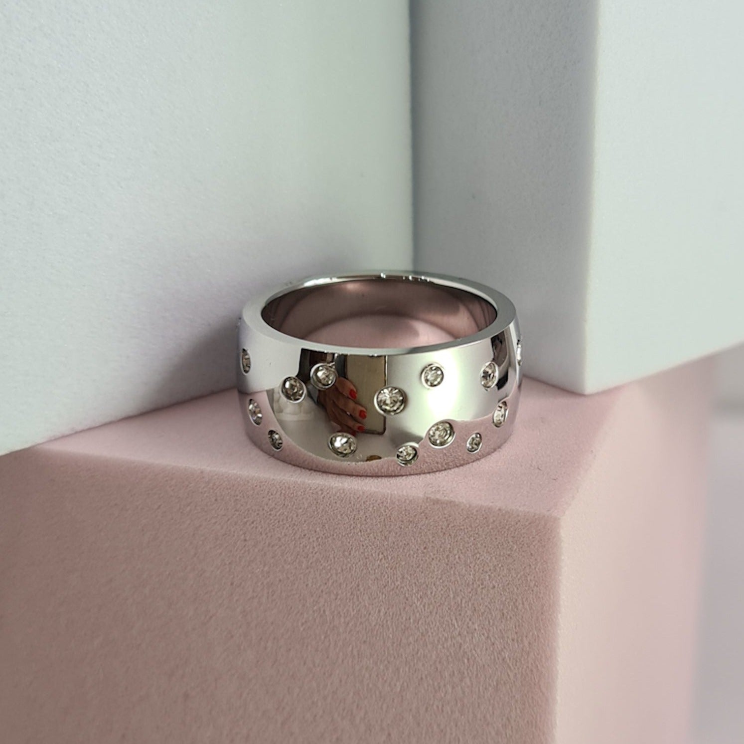 Starry Night Cigar Band Ring