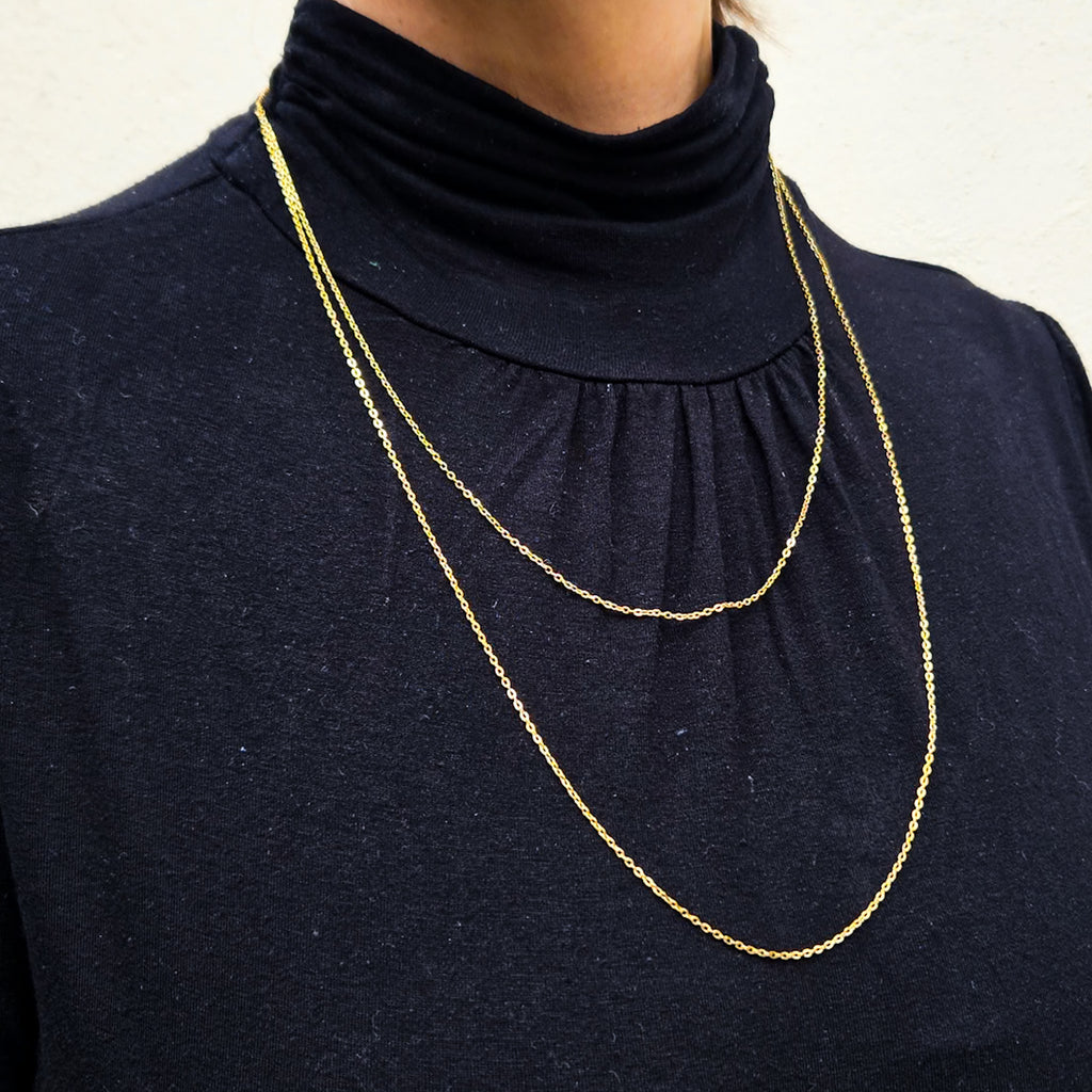 75cm Rolo Chain Necklace