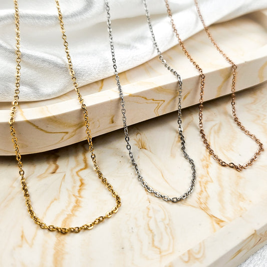 60cm Rolo Chain Necklace