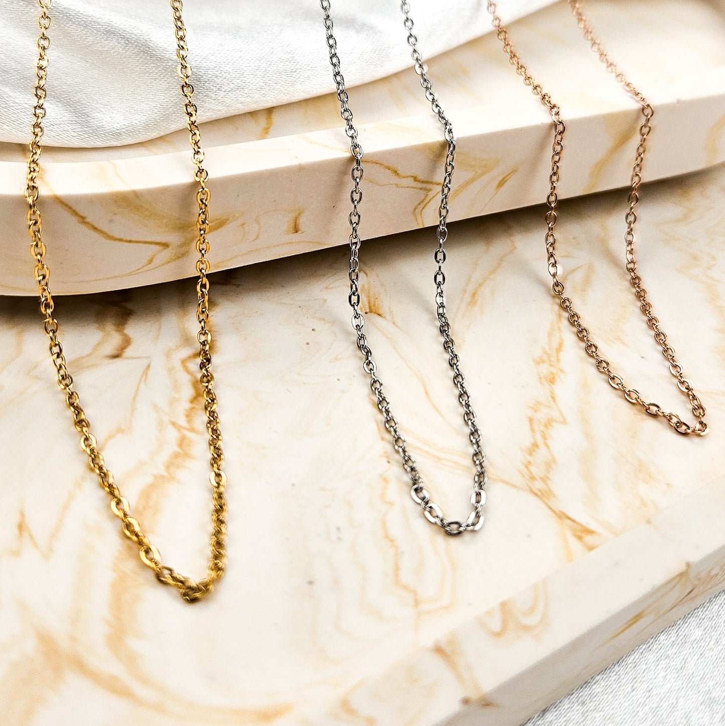 50cm Rolo Chain Necklace