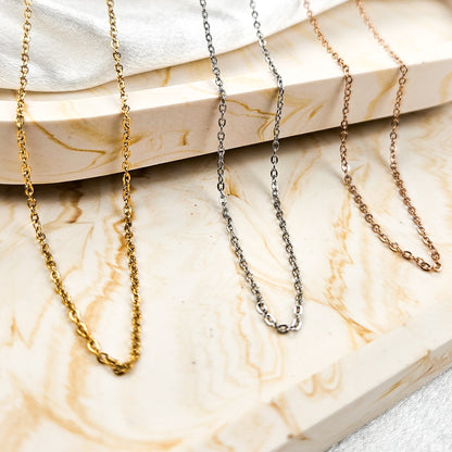 50cm Rolo Chain Necklace