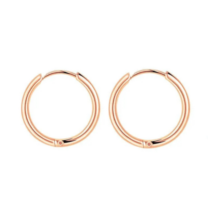 Rose Gold Super Skinny Stainless Steel Sleepers