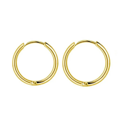 Gold Super Skinny Stainless Steel Sleepers