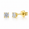 0.1ct Four Prong Moissanite Studs
