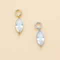 Marquise | Stainless Steel CZ Earring Charms