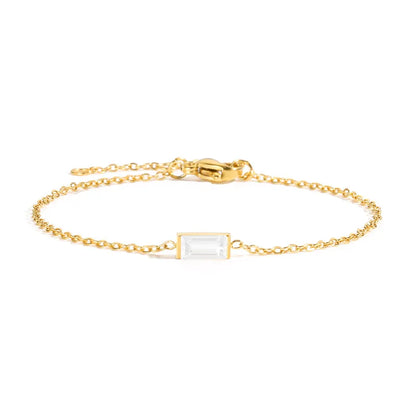 Birthstone Baguette Bracelet