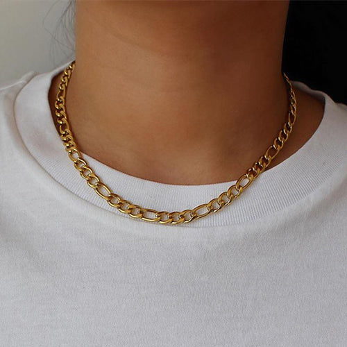 42cm Chunky Figaro Necklace