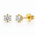 0.3ct Six Prong Moissanite Studs