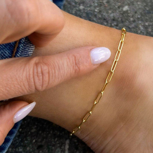 Paperclip Anklet