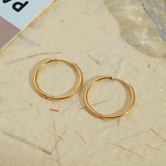 Gold Super Skinny Stainless Steel Sleepers