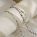 55cm Flat Snake Necklace