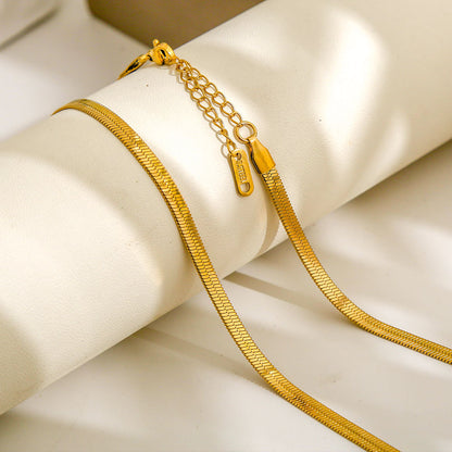 55cm Flat Snake Necklace