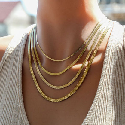 55cm Flat Snake Necklace