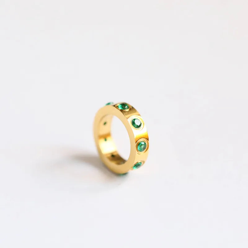 Birthstone Circle Charms