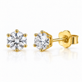 0.5ct Six Prong Moissanite Studs