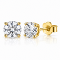 1ct Four Prong Moissanite Studs