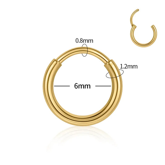 6mm Luxe | Stainless Steel Clicker Ring