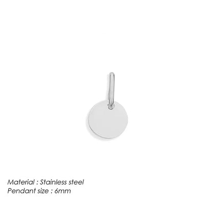 6mm Engraved Round Disc