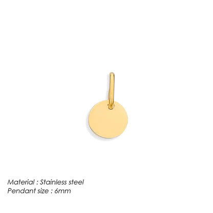 6mm Engraved Round Disc