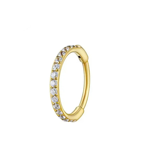 6mm CZ Luxe | Stainless Steel Clicker Ring