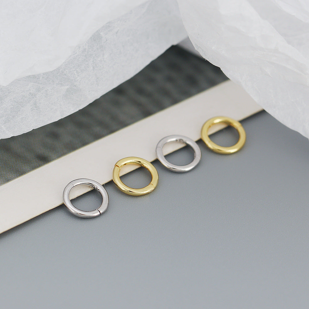 1.2mm | Sterling Silver Seamless Clicker Ring 16G Gauge