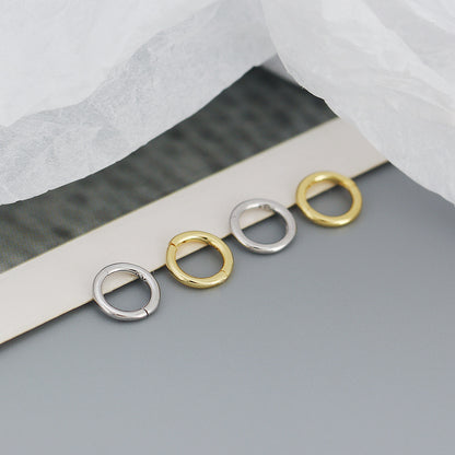 6mm | Sterling Silver Seamless Clicker Ring