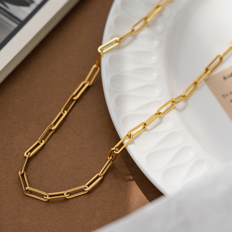 80cm Paperclip Necklace