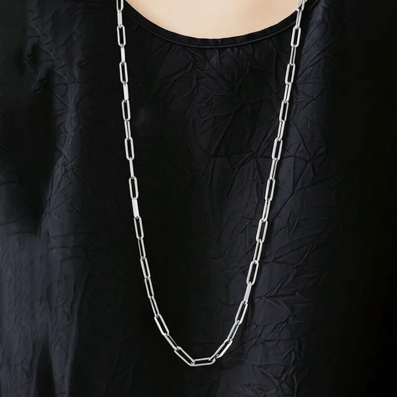 80cm Paperclip Necklace
