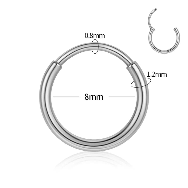 8mm Luxe | Stainless Steel Clicker Ring
