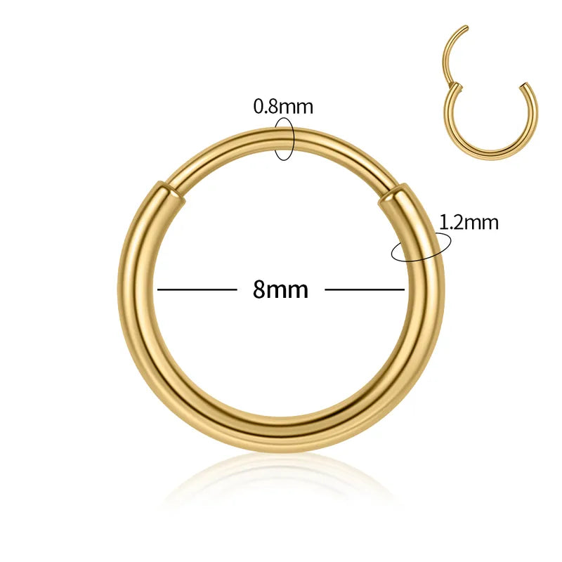 8mm Luxe | Stainless Steel Clicker Ring