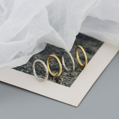 8mm | Sterling Silver Seamless Clicker Ring