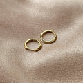 9k Solid Gold Plain Huggies