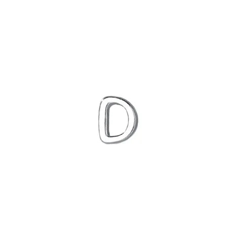 Alphabet Stud in Sterling Silver