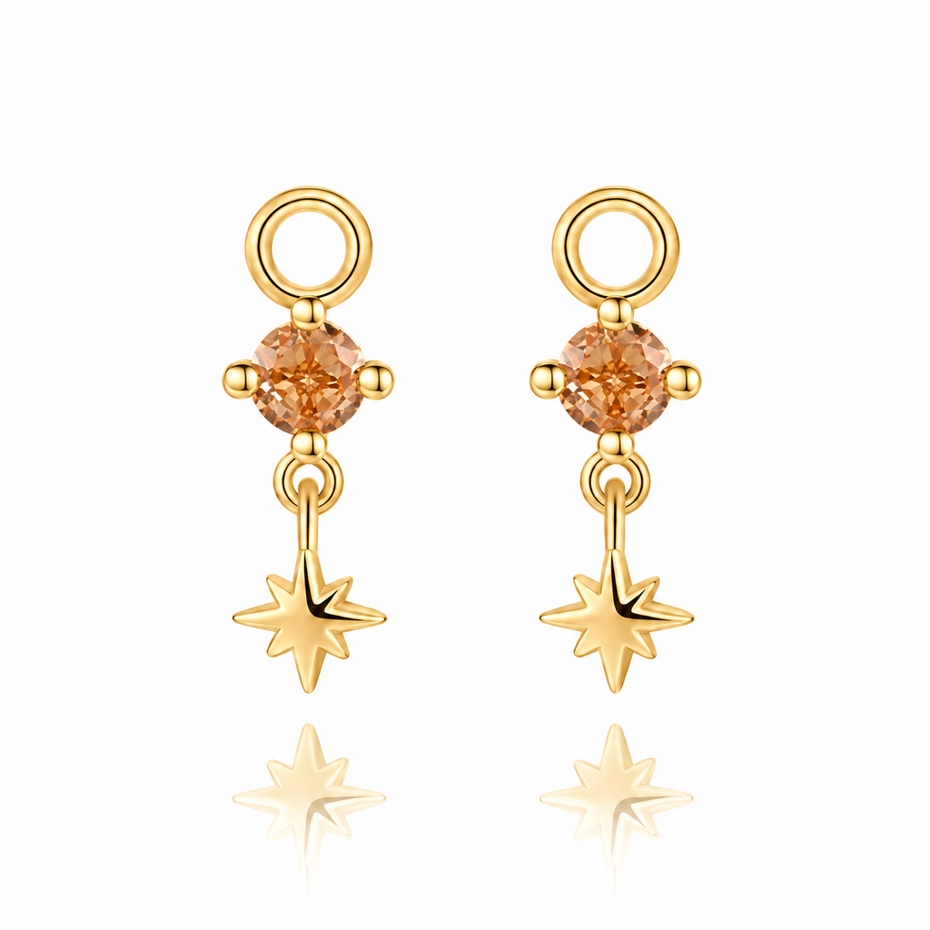 Evening Star | Sterling Silver Earring Charms