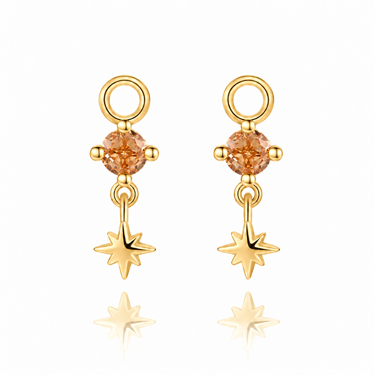 Evening Star | Sterling Silver Earring Charms