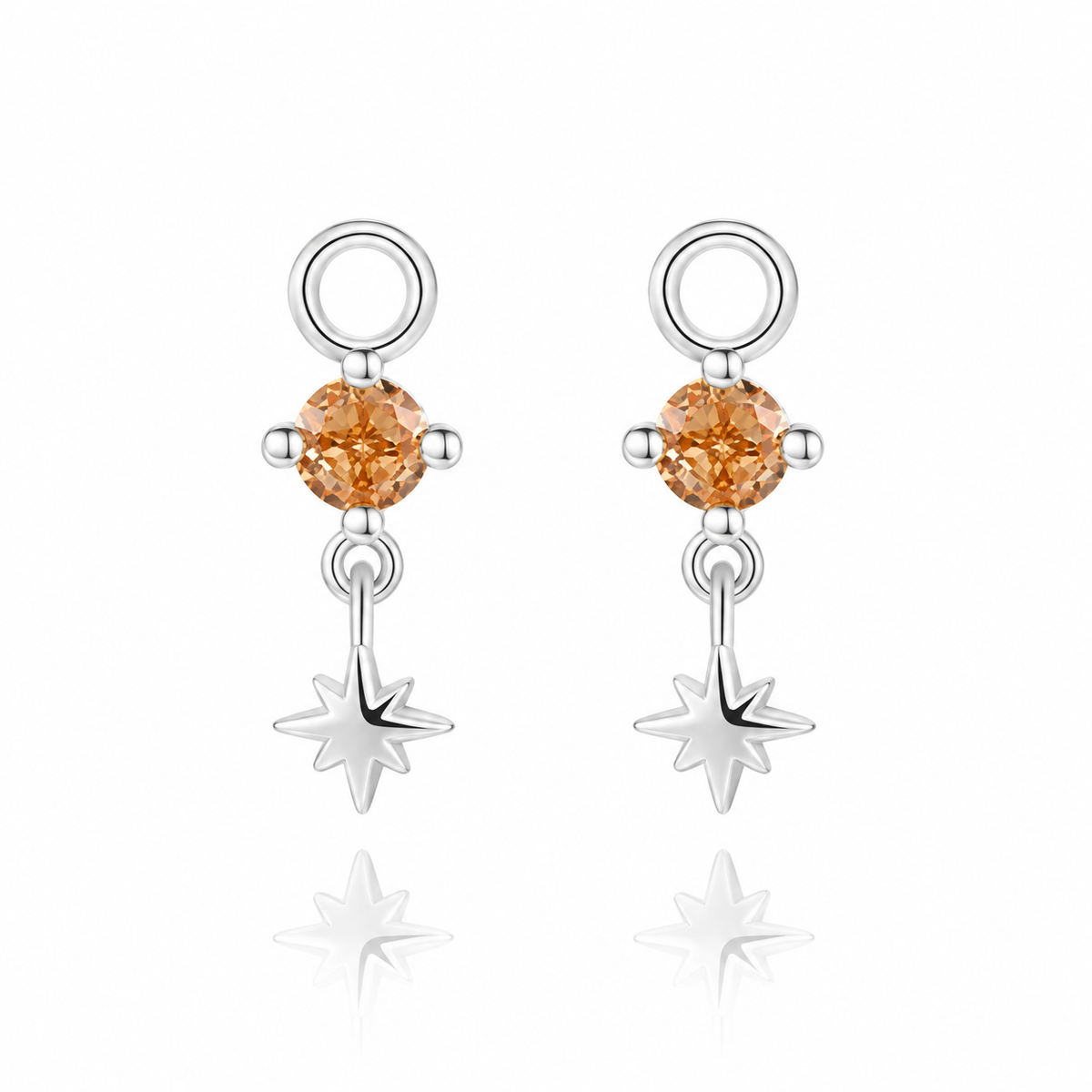 Evening Star | Sterling Silver Earring Charms