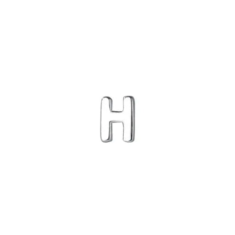 Alphabet Stud in Sterling Silver