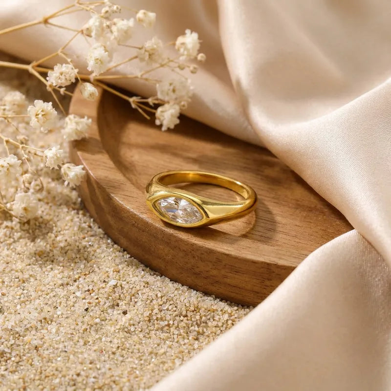 Marquise Signet Ring
