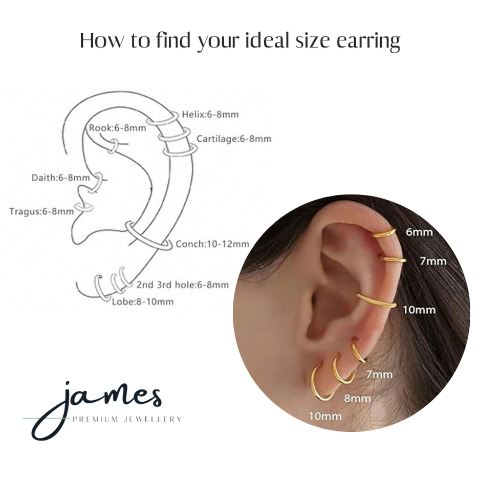 1.2mm CZ | Stainless Steel Seamless Clicker Ring 16G Gauge