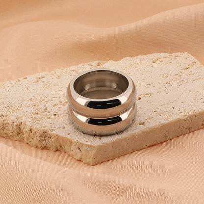 Cloud Cigar Band Ring